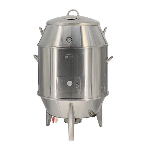 世厨品牌商用80/90/100双层木炭燃气型烤鸭炉烧鹅炉烤鸡烤肉设备