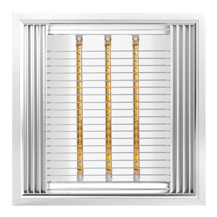 小霸王超薄6cm集成吊顶单功能黄金管浴室取暖浴霸灯300x300