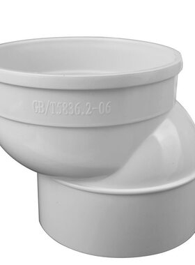 PVC马桶移位器5公分110新型一体式扁管万能坐便蹲便厕所专用/10