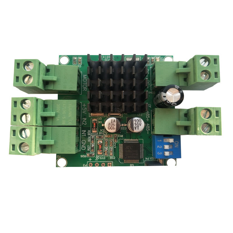 12V24V 485通讯PLC控制H桥直流电机正反转驱动调速器模块板modbus