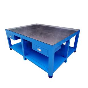 钳工钢板工作台重型不锈钢车间模具维修台虎钳装配飞模台焊工桌子