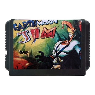 Sega MD2世嘉卡带EARTHWORM JIM家用游戏机 蚯蚓战士