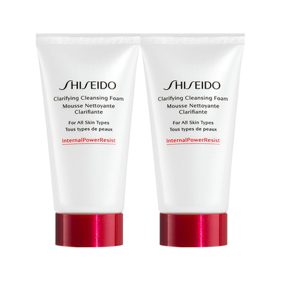 【自营】Shiseido/资生堂肌活焕采洁面膏50ml中样深层清洁温和