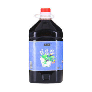 蜀之美厂家直销桑葚酒果酒自酿低度甜酒桑果酒散装5斤桶装酒包邮