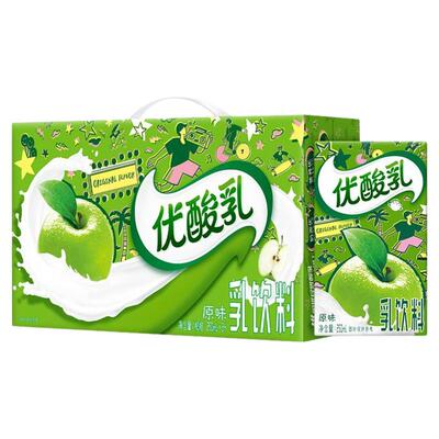 伊利优酸乳原味250ml24盒整箱