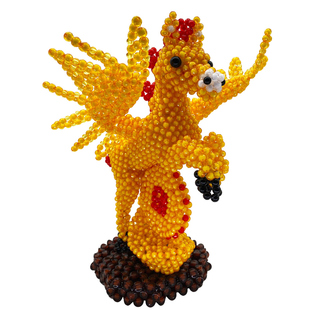 手工串珠黄金飞马2026年马年吉祥飞黄腾达家居装饰摆件编织材料包