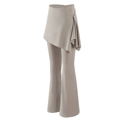 Aziztas屁帘瑜伽裤裙女高腰遮臀