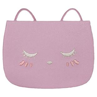 可爱刺绣猫咪ipad11代平板保护壳paidmini7苹果pro11寸书本式翻盖air45/10.9英寸10.2保护套防摔硅胶8.3寸