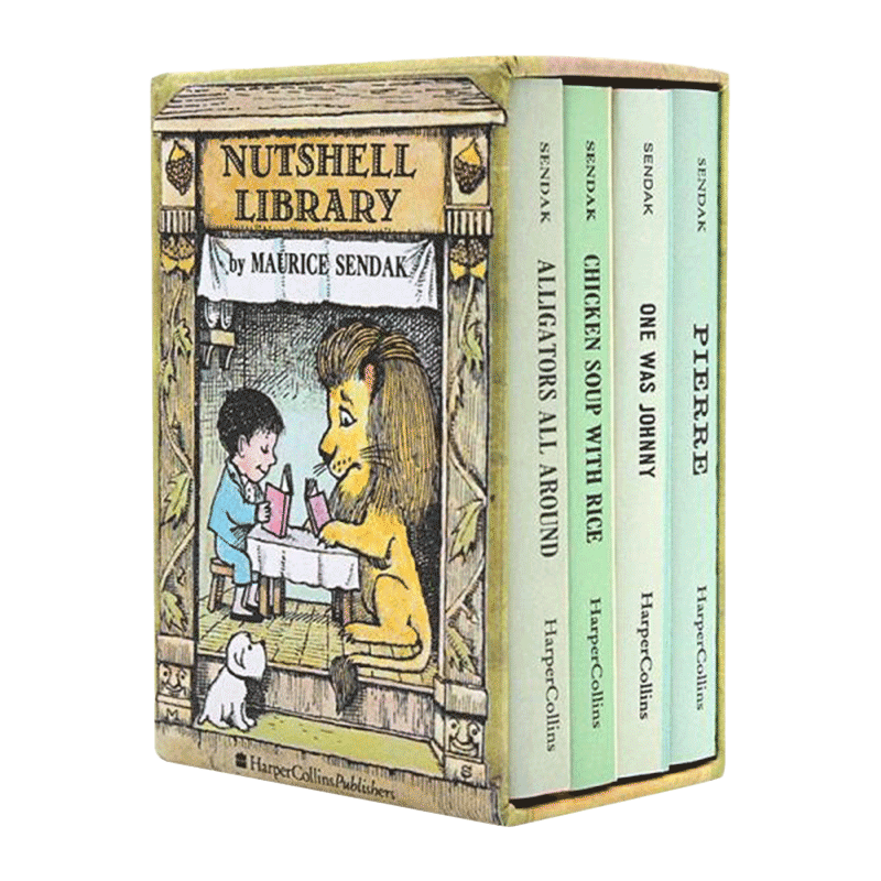 英文原版 Nutshell Library 坚果图书馆 精装手掌书 低幼英语启蒙绘本 英文版 进口英语原版书籍儿童全英语书