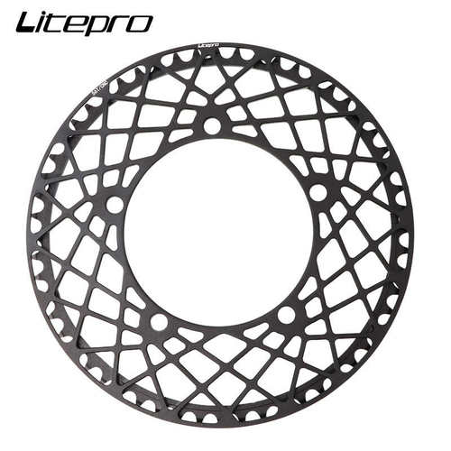 LP litepro折叠自行车单盘片 53t 56t 58t蜘蛛盘BCD130风行牙盘用