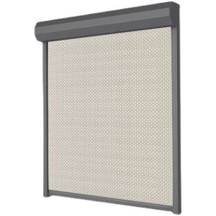 智能室外电动防风卷帘开放式阳台封窗防寒保温神器挡雨防蚊虫窗帘