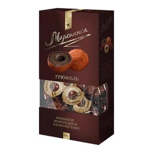 俄罗斯巧克力进口涅夫斯基牌黑美人提拉米苏松露味夹心糖果礼盒装