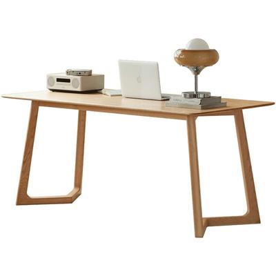 源氏木语简约靠墙大尺寸橡木书桌