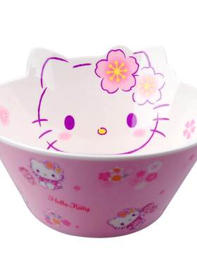 五和樱花凯蒂猫卡通防烫儿童餐具