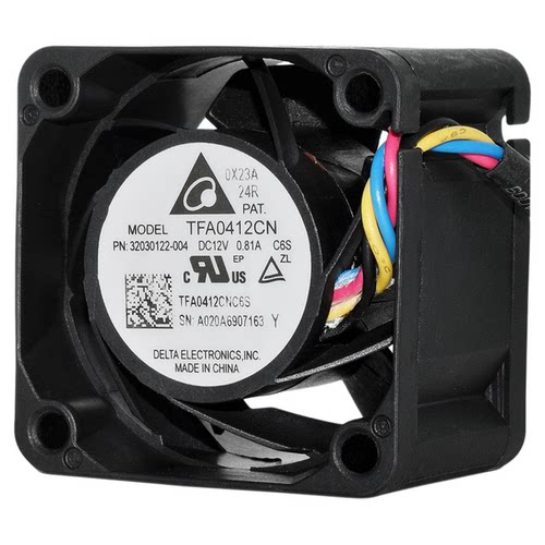 TFA0412CN台达4028暴力12V 0.81A服务器交换机机箱PWM散热风扇4CM