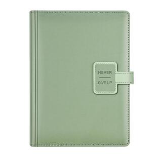 商务活页笔记本定制可印logo刻字高档礼盒送礼a5记事本子可拆卸办公工作会议记录本高颜值简约软皮日志日记本