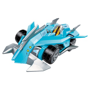 启蒙积木儿童益智拼装QQ飞车模型玩具男孩剃刀汽车拼图金刚狼礼物