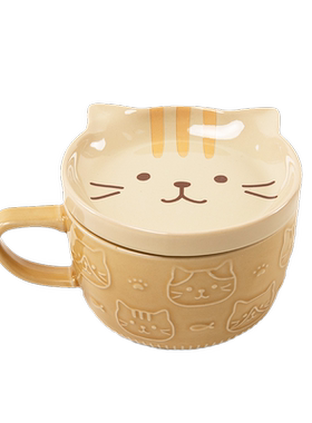 HAPiNS马克杯可爱猫猫喝水杯