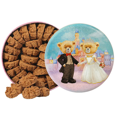 香港进口珍妮曲奇聪明小熊饼干