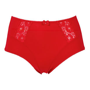 古今安克拉红色内裤本命年蛇年结婚新娘礼物蕾丝内裤底裤三角裤女