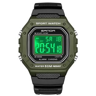 2025新款小方块电子手表男款男士初高中学生户外运动潮流男生男孩