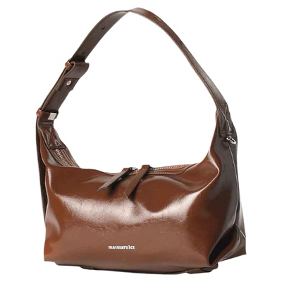 Masmarulez棕色百搭新月腋下包