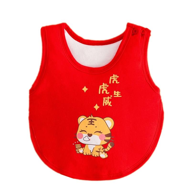 启乐融融婴儿肚兜纯棉秋冬护肚围