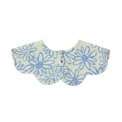 韩国benzdeer 新品婴幼儿优可丝花瓣造型围嘴男女宝宝口水巾配件