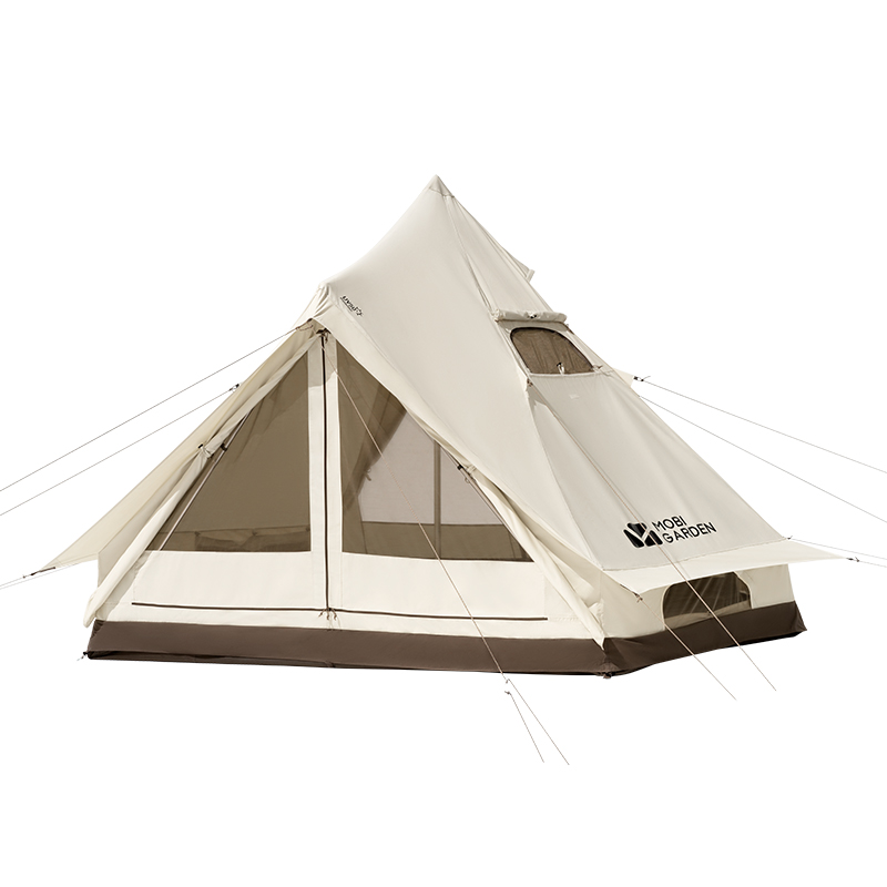 牧高笛精致露营野营蒙古包大空间营地防风防晒帐篷纪元240