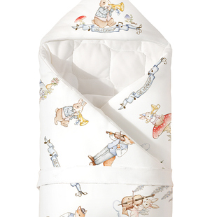 婴儿包被包单新生防惊跳表纯棉a类初生抱被春秋四季襁褓必备用品