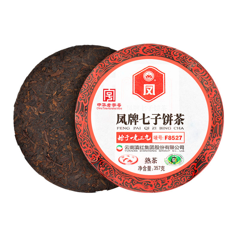 凤牌云南普洱茶357g临沧普洱熟茶