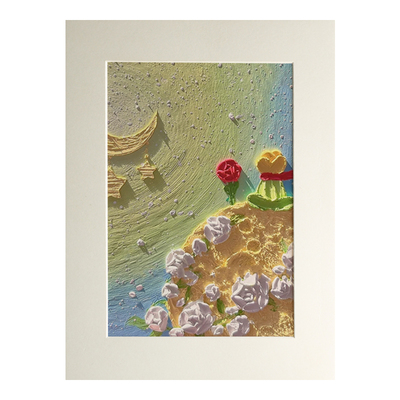 卡纸相框装裱水粉剪纸素描画框