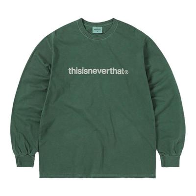 thisisneverthat®T-Logo L/S Tee 新款纯色logo长袖T恤