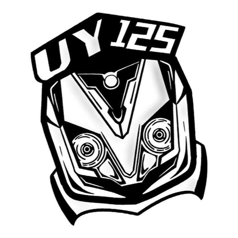 铃木uy125车头个性贴画反光贴纸