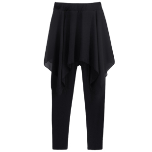 儿童舞蹈裤女童中国舞练功裤春夏练功服假两件裙裤拉丁舞表演服装