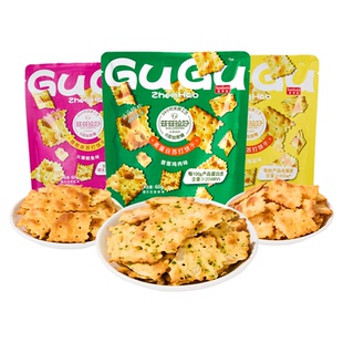 香美客菇菇珍好客苏打饼干火爆鱿鱼零食休闲小吃食品官方旗舰店