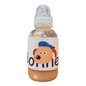 奶瓶玻璃杯新水婴儿成年人躺着喝
