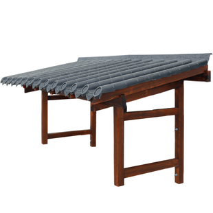 农村院子大门门头固定斜面遮雨棚一楼小院窗户外面上的遮阳棚防晒