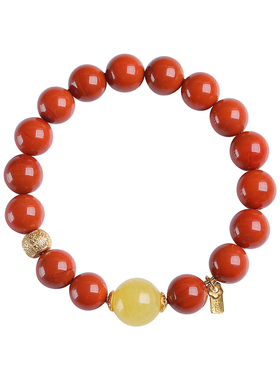 天然南红玛瑙本命年女款手链