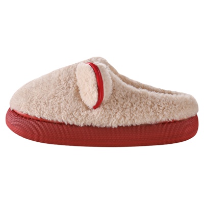 朴西秋冬一家四口可爱小熊棉拖鞋