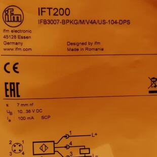 议价IFM IFT200 IFT201 IFT203 IFT204 全新原装正品易福门  现货