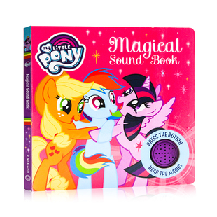 小马宝莉发声书 英文原版绘本 Magical Sound Book (My Little Pony) 幼儿童发声英语早教故事纸板书 启蒙动画卡通读物 3-6岁