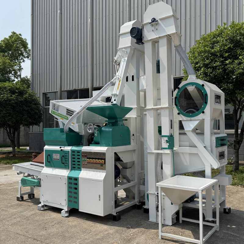 组合碾米机?商用稻谷脱壳机清杂去石机打米机大米加工工厂直销