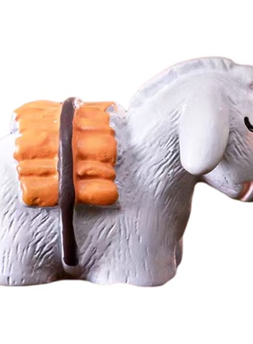 微景观创意小驴拉磨公仔造景摆件