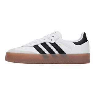 阿迪达斯三叶草低帮板鞋女鞋春季新款轻便休闲鞋德训鞋正品运动鞋