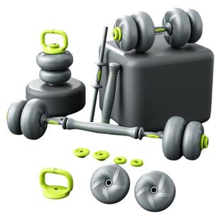 软哑铃男士健身家用可调节重量杠铃壶铃男生宿舍力量训练运动器材