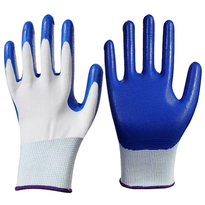 青岛工厂直发耐磨丁腈手套耐用