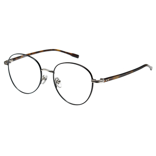 复古眼镜框男款近视超轻纯钛大脸超大圆框板材日系文艺有度数全框