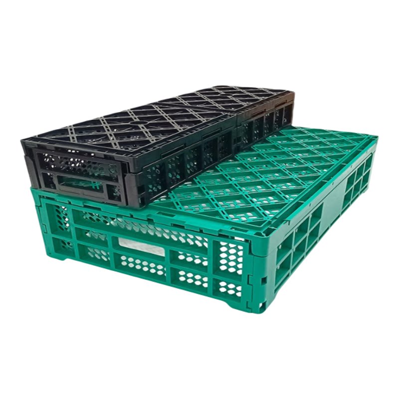 塑料折叠筐周转筐水果店加厚打堆筐超市货架陈列摆台筐水果收纳筐