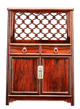 贡匠明式家具老挝大红柜中式仿古